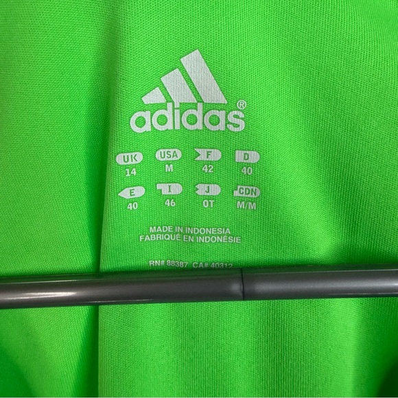 Adidas tank top stretchy, soft, neon, green Women's Vibrant Lime Tank Top - Picture 8 of 10